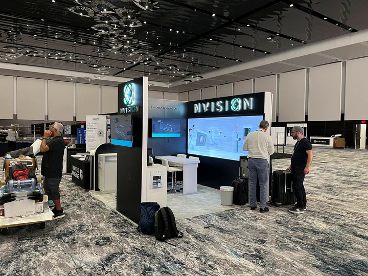 NVision booth at WMIC 2022, Miami Beach, FL