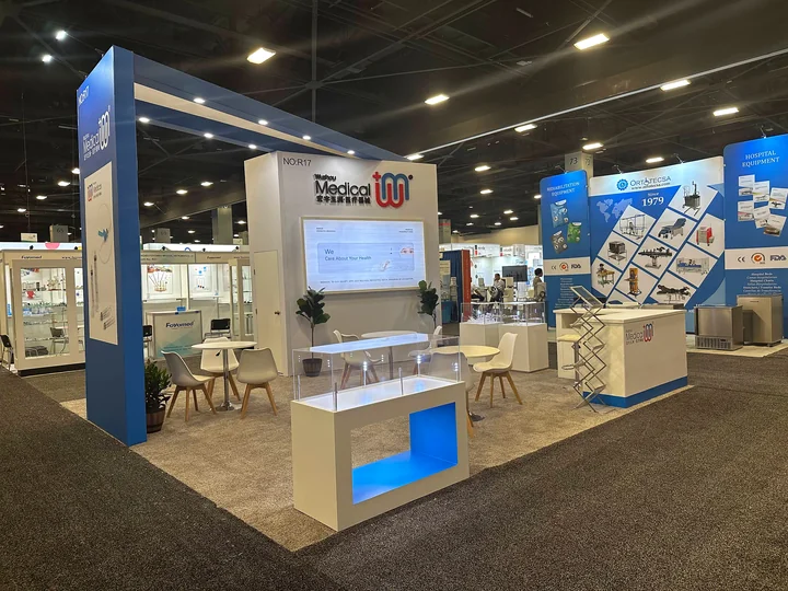 Wuzhou Medical booth at FIME 2023, Miami Beach, FL