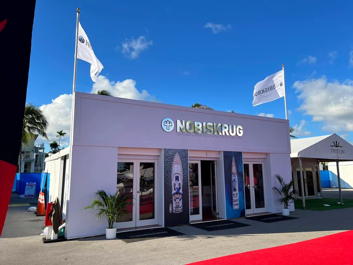 Nobiskrug booth at FLIBS 2022, Fort Lauderdale, FL